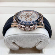 2021 ROLEX DAYTONA EVEROSE OYSTERFLEX IVORY WHITE DIAL 40MM 116515LN DISCONTINUED - WatchCraze.com.au