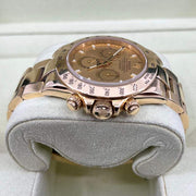 2007 ROLEX DAYTONA YELLOW GOLD CHAMPAGNE DIAL 116528 40MM - WatchCraze.com.au