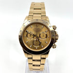 2007 ROLEX DAYTONA YELLOW GOLD CHAMPAGNE DIAL 116528 40MM - WatchCraze.com.au