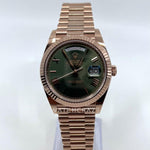 2023 ROLEX DAY DATE GREEN DIAL 40MM 228238 - WatchCraze.com.au