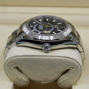 2022 ROLEX SKYDWELLER 326934 BLUE DIAL OYSTERSTEEL BRACELET 42MM RX8 STICKERS - WatchCraze.com.au