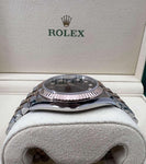 2020 ROLEX DATEJUST CHOCOLATE DIAL DIAMOND MARKERS 41MM 126331 - WatchCraze.com.au