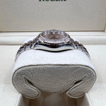 2023 ROLEX LADIES DATE JUST TWO TONE EVEROSE PINK DIAL DIAMOND MARKER 31MM 279171 - WatchCraze.com.au