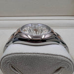 2022 ROLEX DATEJUST 36MM PALM DIAL EVEROSE & OYSTERSTEEL SMOOTH 126201 - WatchCraze.com.au