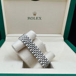2022 ROLEX DATEJUST 31MM FACTORY DIAMOND AUBERGINE DIAL 278274 FULL STICKERS UNWORN - WatchCraze.com.au