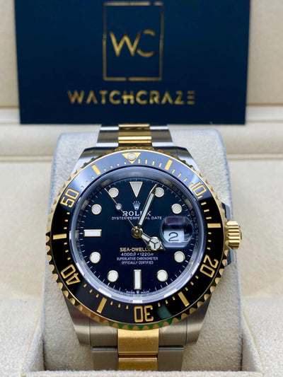 ROLEX SEADWELLER ROLESOR TWO-TONED BLACK DIAL 2021 126603 - WatchCraze.com.au