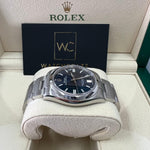 ROLEX OYSTER PERPETUAL BLUE DIAL 36MM 126000 2021 - WatchCraze.com.au