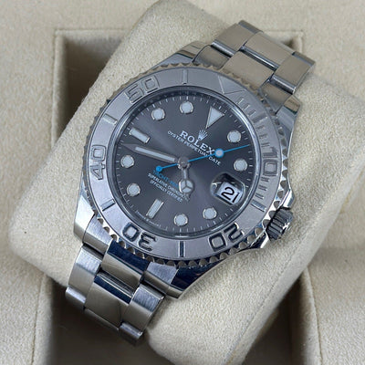 2020 ROLEX YACHT-MASTER PLATINUM BEZEL 37MM 268622