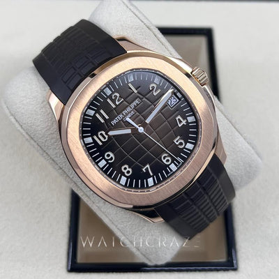 2021 PATEK PHILIPPE AQUANAUT ROSE GOLD 5167R 40MM - WatchCraze.com.au