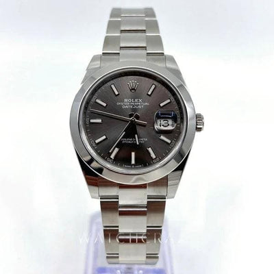 2021 ROLEX DATEJUST 41MM RHODIUM DIAL 126300 - WatchCraze.com.au