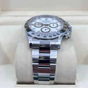 2015 ROLEX DAYTONA WHITE APH DIAL STAINLESS STEEL 116520 40MM - WatchCraze.com.au