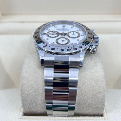 2015 ROLEX DAYTONA WHITE APH DIAL STAINLESS STEEL 116520 40MM - WatchCraze.com.au