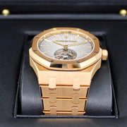 2021 AUDEMARS PIGUET ROYAL OAK 41MM FLYING TOURBILLON GREY DIAL ROSE GOLD 26530OR.OO.1220OR.01 - WatchCraze.com.au