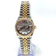 2023 ROLEX DATEJUST 36MM BLACK MOTHER OF PEARL 116231 - WatchCraze.com.au