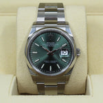 2022 ROLEX DATEJUST 36MM MINT DIAL SMOOTH OYSTERSTEEL 126200 - WatchCraze.com.au