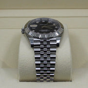 2022 ROLEX DATEJUST 41MM BLUE DIAL 126334 FULL STICKERS FLUTED & JUBILEE - WatchCraze.com.au