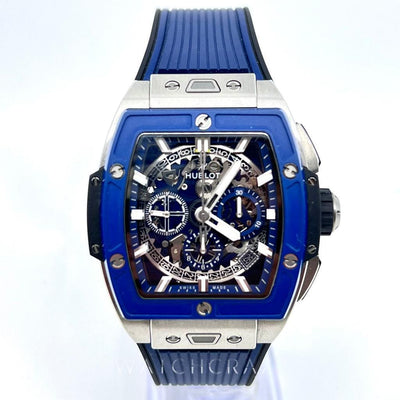 2022 HUBLOT SPIRIT OF BIG BANG TITANIUM BLUE CERAMIC 42MM 642.NX.7170. - WatchCraze.com.au
