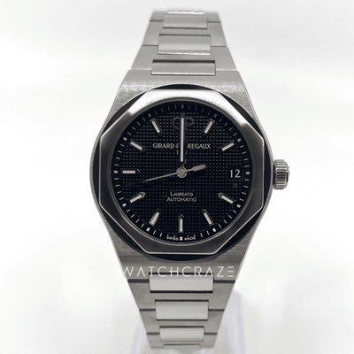 2021 GIRARD PERREGAUX LAUREATO BLACK DIAL 42MM 81010–11-634-11A - WatchCraze.com.au