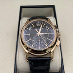 2021 PATEK PHILIPPE ROSE GOLD CHOCOLATE DIAL 5905R FLYBACK CHRONOGRPAH/ANNUAL CALENDAR FULL SET - WatchCraze.com.au