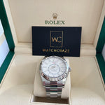 ROLEX SKYDWELLER OYSTERSTEEL AND WHITE GOLD 326934 2020 - WatchCraze.com.au