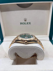 2022 DAY-DATE GREEN DIAL YELLOW GOLD 40MM  228238 - WatchCraze.com.au