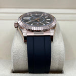 2022 ROLEX SKYDWELLER EVEROSE OYSTERFLEX 326235 42MM - WatchCraze.com.au