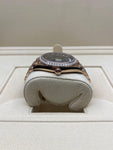 2021 ROLEX DAY DATE 40MM ROSE GOLD OLIVE DIAL FACTORY DIAMOND BEZEL 228235RBR  2021 FULL SET - WatchCraze.com.au