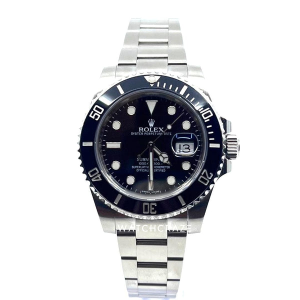 2014 ROLEX SUBMARINER DATE BLACK DIAL 40MM 116610LN - WatchCraze.com.au