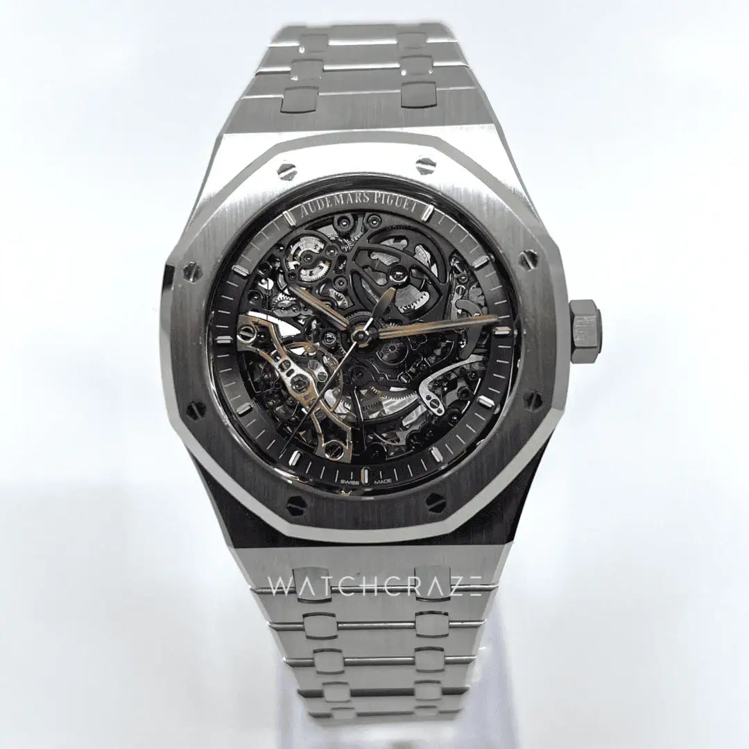 2020 AUDEMARS PIGUET ROYAL OAK DOUBLE BALANCE WHEEL OPENWORKED 41MM 15407ST.OO.1220ST.01