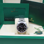 2022 ROLEX OYSTER PERPETUAL 41MM BLACK DIAL PARTIAL STICKERS 124300 - WatchCraze.com.au