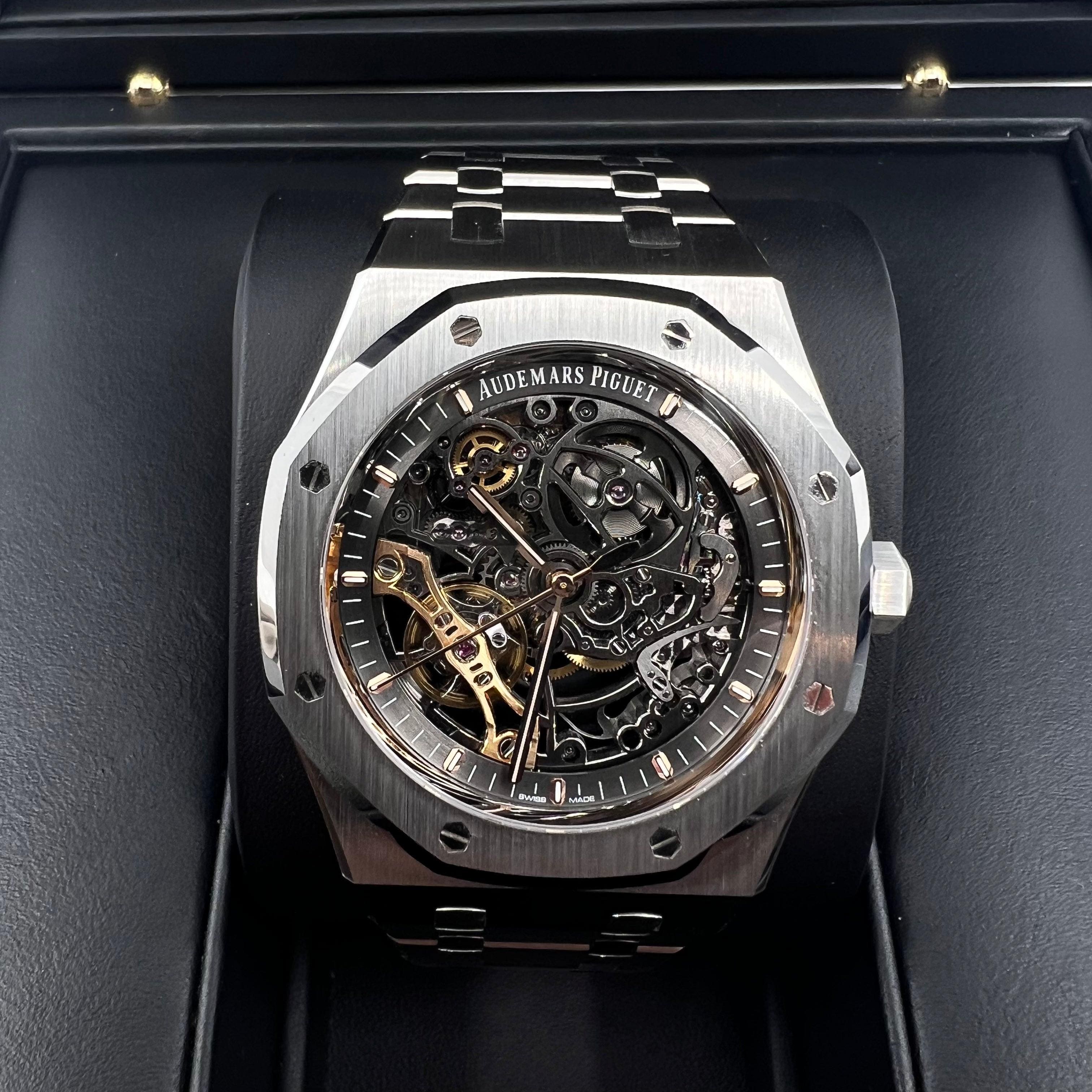 Audemars piguet skeleton double balance sale