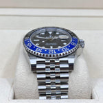2021 ROLEX GMT MASTER II BATGIRL BLUE & BLACK BEZEL 126710BLNR 40MM - WatchCraze.com.au