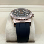 2022 ROLEX SKYDWELLER EVEROSE OYSTERFLEX 326235 42MM - WatchCraze.com.au