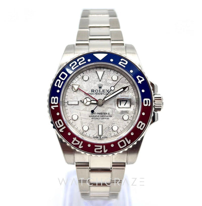 2022 ROLEX GMT MASTER II “METEORITE” WHITE GOLD PEPSI 40MM 126719BLRO - WatchCraze.com.au