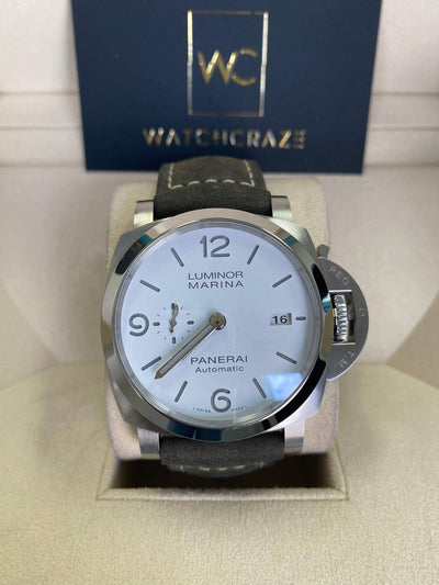 PANERAI LUMINOR MARINA WHITE DIAL PAM01314 44mm - WatchCraze.com.au