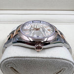 2022 ROLEX DATEJUST 36MM PALM DIAL EVEROSE & OYSTERSTEEL SMOOTH 126201 - WatchCraze.com.au
