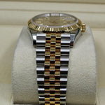 2021 ROLEX DATEJUST PALM DIAL 36MM TWO TONED YELLOW GOLD & OYSTERSTEEL 126233 - WatchCraze.com.au