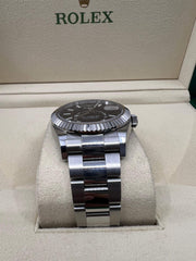 2019 ROLEX SKY-DWELLER BLACK DIAL 326934 - WatchCraze.com.au