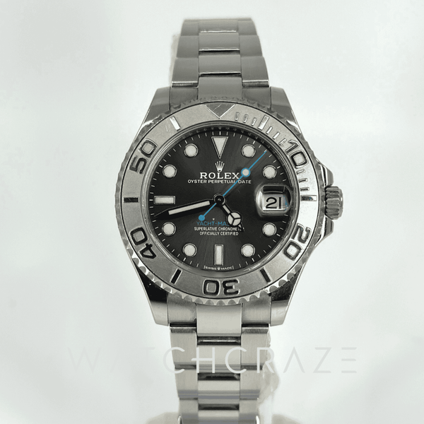 2020 ROLEX YACHT-MASTER PLATINUM BEZEL 37MM 268622