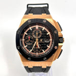 2018 AUDEMARS PIGUET ROYAL OAK OFFSHORE ROSE GOLD CHRONOGRAPH 44MM 26401RO - WatchCraze.com.au
