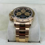 2001 ROLEX DAYTONA PAUL NEWMAN YELLOW GOLD 116528 40MM FULL SET - WatchCraze.com.au