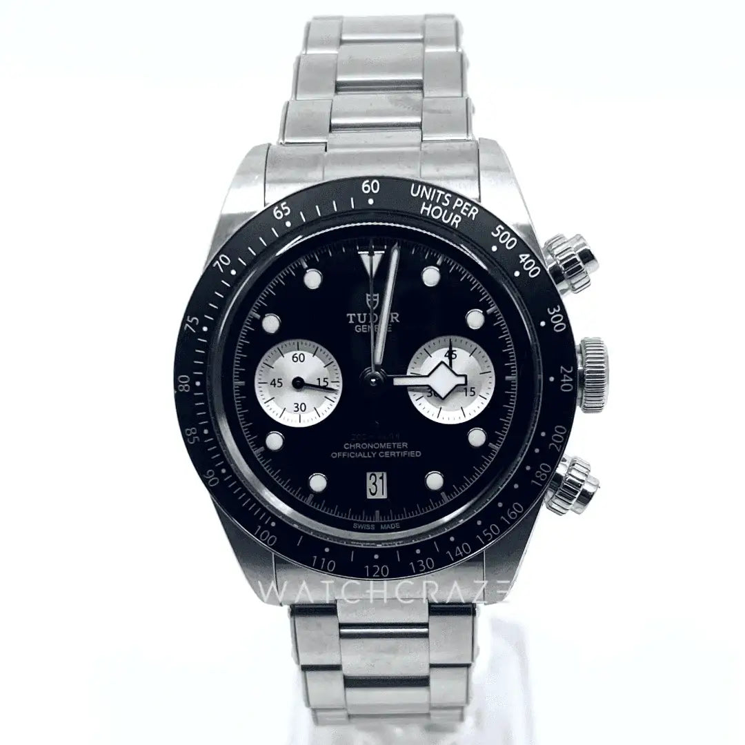 2022 TUDOR BLACK BAY CHRONO ‘REVERSE PANDA’ BLACK DIAL 41MM M79360N-0001