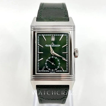 JAEGER LE-COULTRE REVERSO TRIBUTE SMALL SECONDS GREEN Q3978430 - WatchCraze.com.au