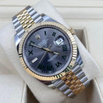 2022 ROLEX DATEJUST 41 WIMBLEDON YELLOW GOLD & OYSTERSTEEL 126333 - WatchCraze.com.au