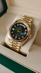 ROLEX DAYDATE  GOLD GREEN  DIAL 36mm - WatchCraze.com.au