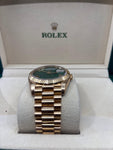2022 DAY-DATE GREEN DIAL YELLOW GOLD 40MM  228238 - WatchCraze.com.au