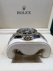 2015 ROLEX GMT MASTER 2 YELLOW GOLD STEEL GMT II 11673LN - WatchCraze.com.au