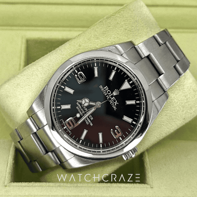 2013 ROLEX EXPLORER BLACK DIAL 39MM 214270