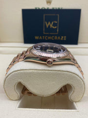 2022 ROLEX DAY-DATE 40MM EVEROSE EINSENKIESEL DIAL W/ BAGUETTE DIAMOND INDICES 228235 - WatchCraze.com.au