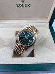 2022 DAY-DATE GREEN DIAL YELLOW GOLD 40MM  228238 - WatchCraze.com.au